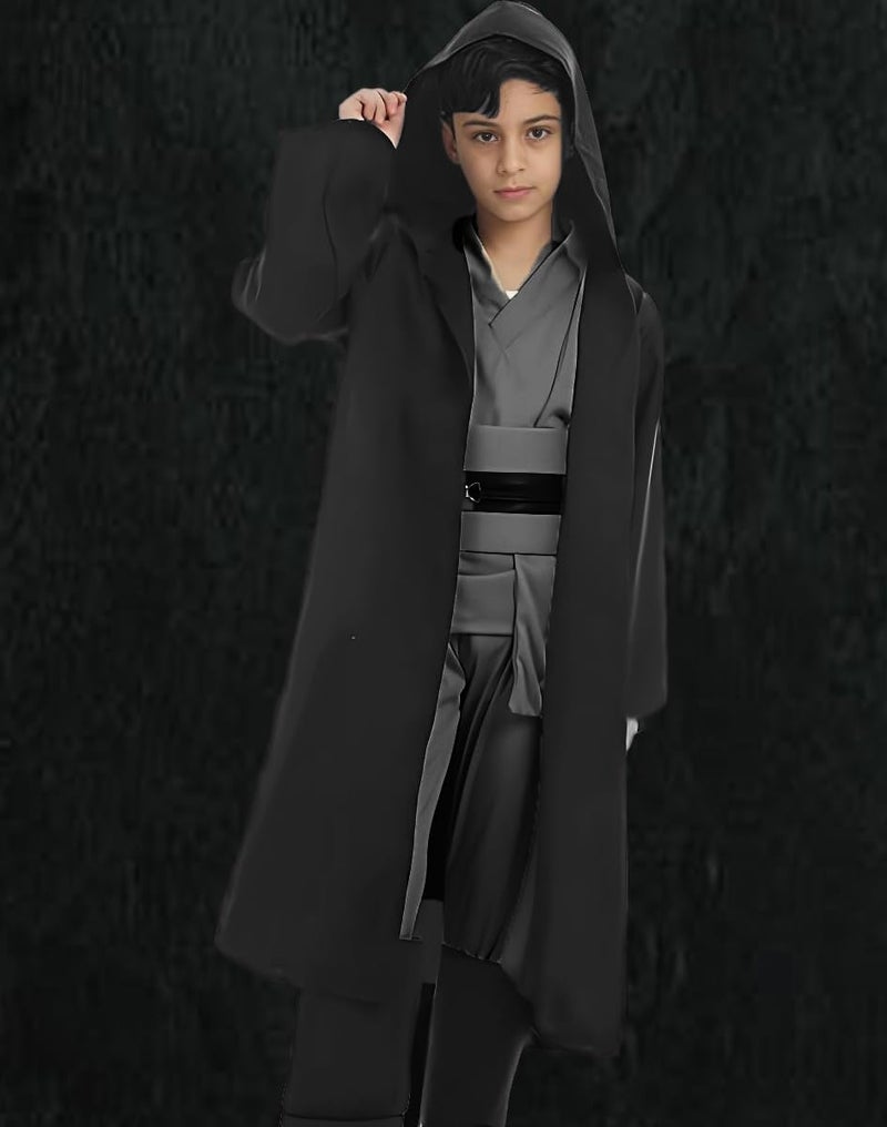 GOLDSTITCH Hooded Robe Cloak Knight Fancy Cool Cosplay Costume - Image 5